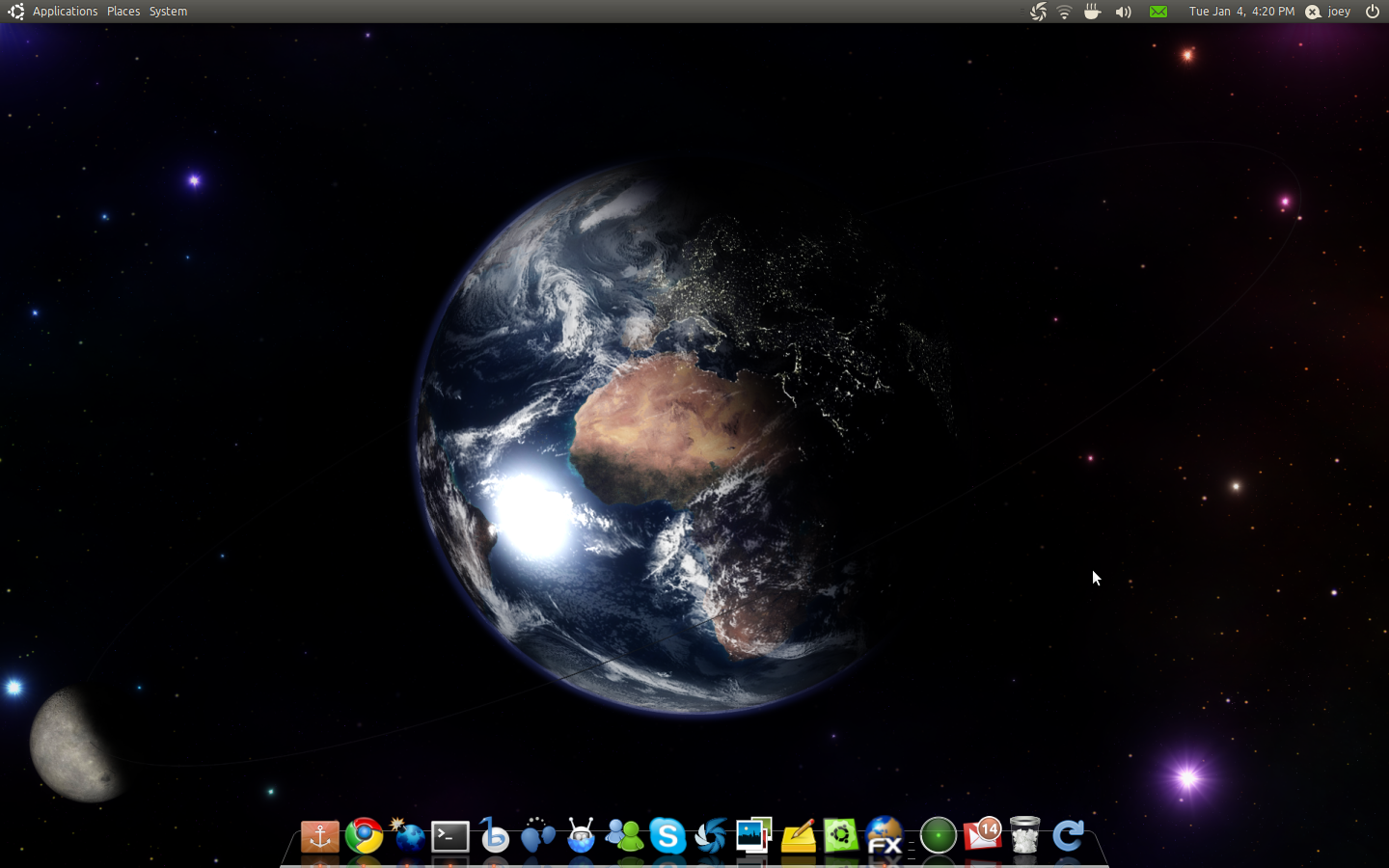 HQ real-time Earth wallpaper for Ubuntu: XPlanetFX - OMG! Ubuntu!