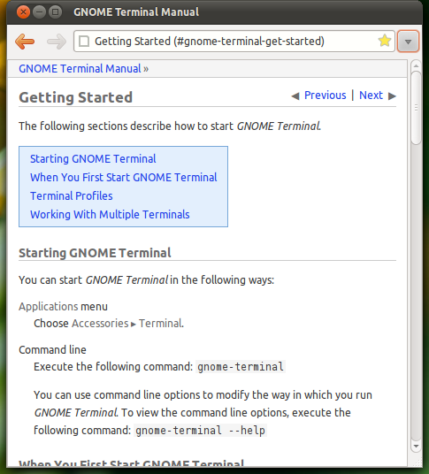 Screenshot-GNOME Terminal Manual
