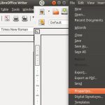 Global menu support for LibreOffice