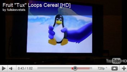 tux in fruity loops commercial