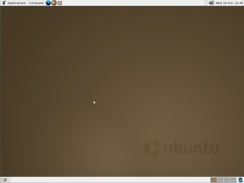 The Ubuntu 4.10 Desktop