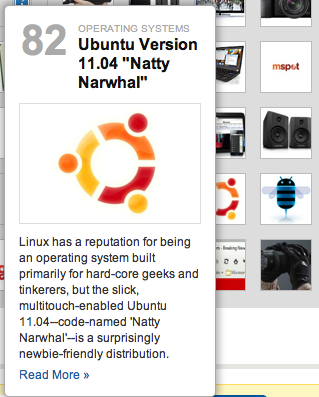 ubuntu on pcworld list