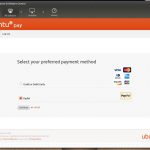 paypal checkout in ubuntu software centre