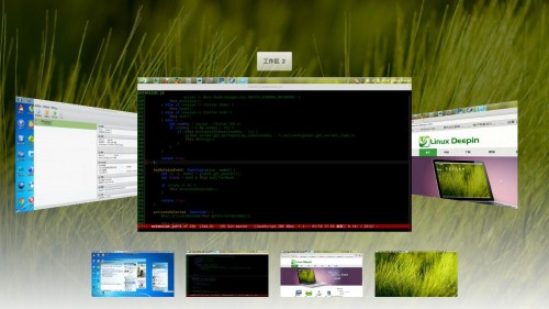 Linux Deepin ALT+Tab switcher