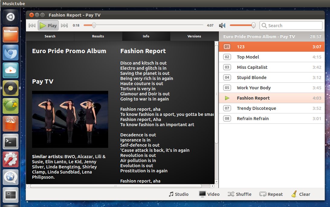 Desktop Youtube Music Player Gets Updated Omg Ubuntu