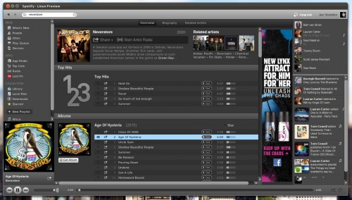 spotify for linux preview