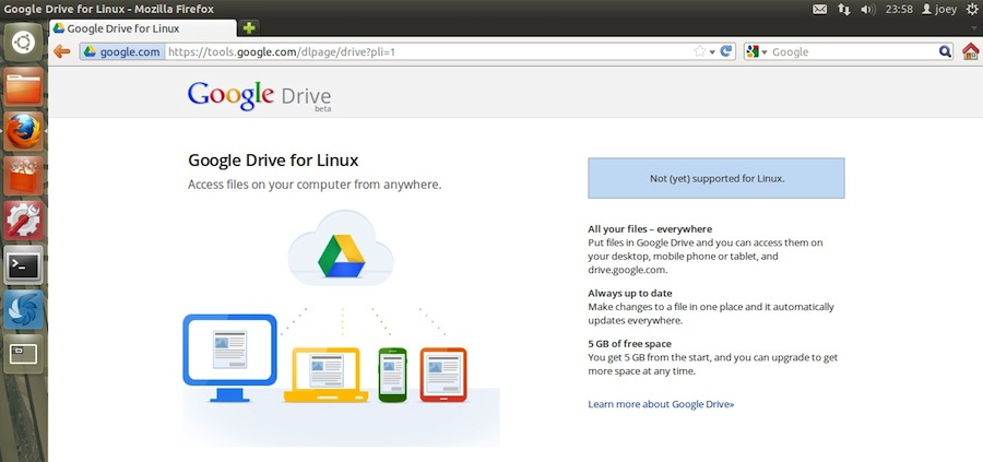 Google Drive for Linux - Happening 