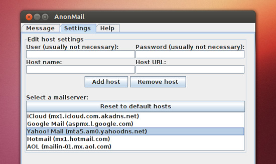Anonmail Presets