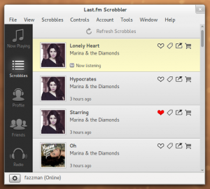 The New Scrobbler from Last.FM