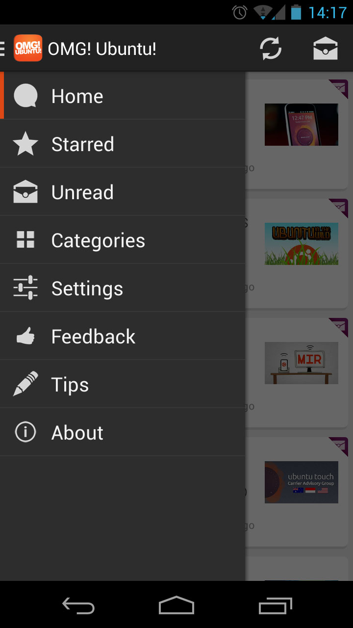 navigation drawer for android