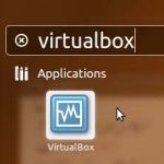 virtualbox in ubuntu unity dash