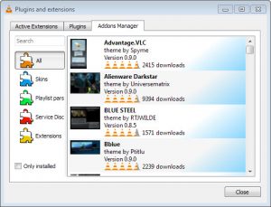 VLC-2.2-addons-manager