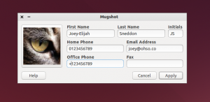 The MugShot Application in Xubuntu