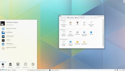 KDE Plasma 5 desktop