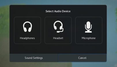 Unknown Audio Device Dialog