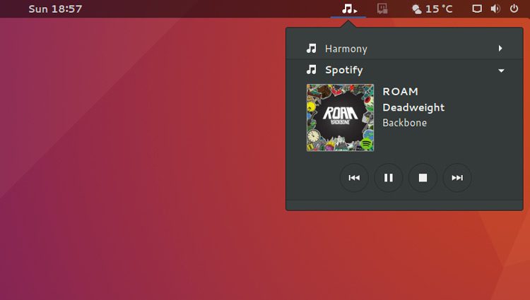 GNOME music player extension with more than one player