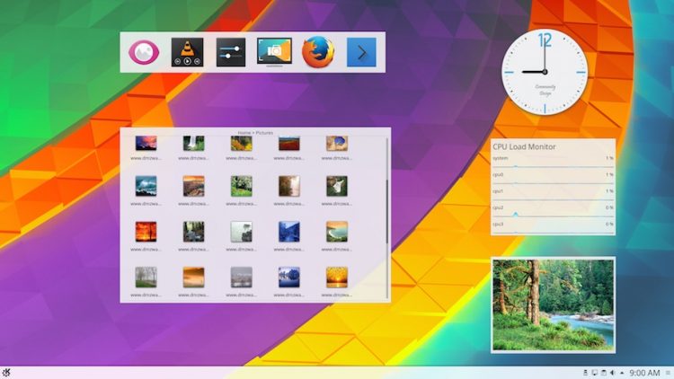 plasma 5.8 desktop screenshot