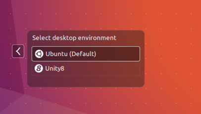 unity 8 greeter entry