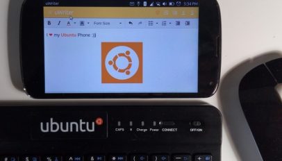 uwriter on ubuntu phone
