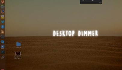 desktop dimmer on ubuntu