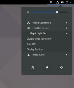 gnome 3.24 night light feature