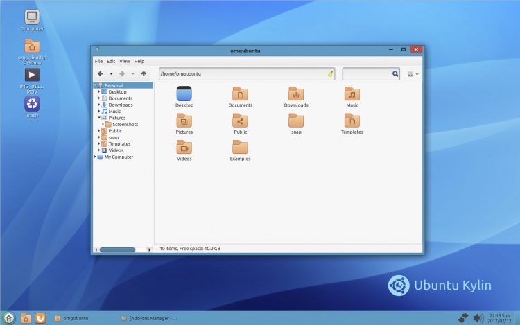 UKUI Ubuntu Kylin Desktop