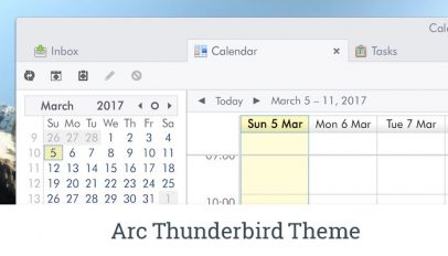 arc theme for thunderbird