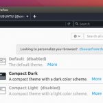 firefox dark compact theme on ubuntu