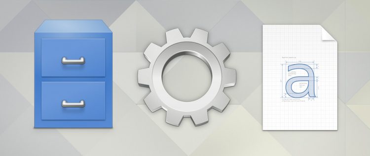 improved icons in gnome 3.24