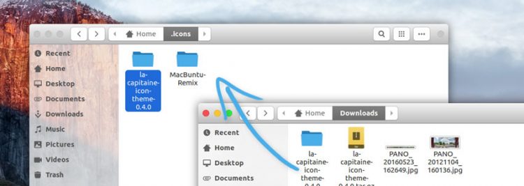 installing an icon theme in ubuntu