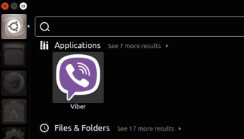 viber app launcher in ubuntu unity dash