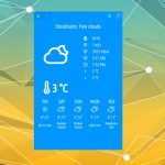 cumulus Qt weather app on Ubuntu