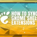 how to sync GNOME Shell extensions
