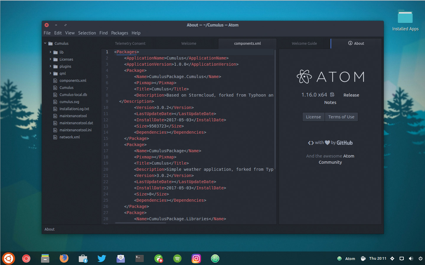 atom programing