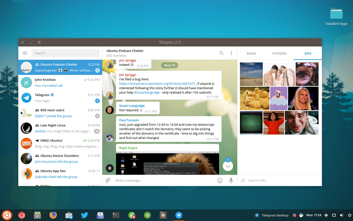 telegram desktop new update
