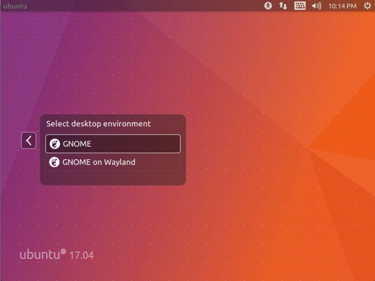Ubuntu 1710 Daily Builds LightDM Session