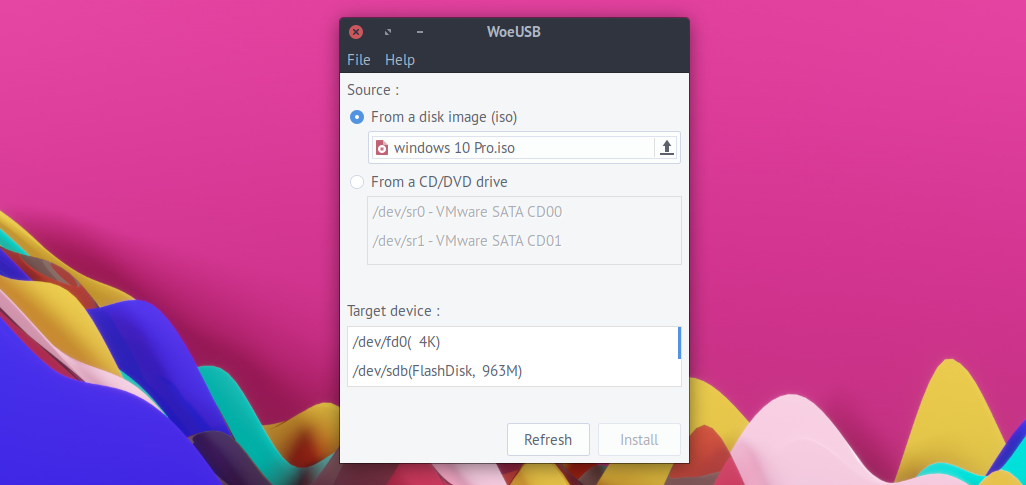 create windows 10 bootable usb from ubuntu