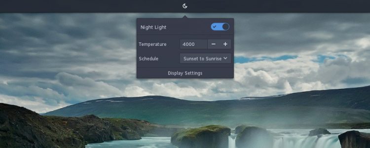 budgie desktop night light applet