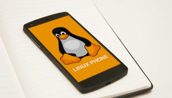 linux phone mockup