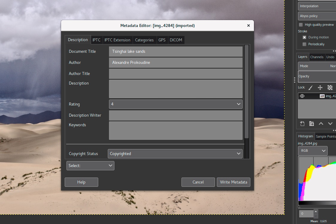 Gimp Is Finally Getting A Built In Metadata Editor Omg Ubuntu