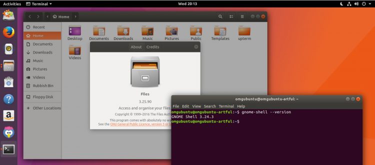 gnome shell version in ubuntu 17.10