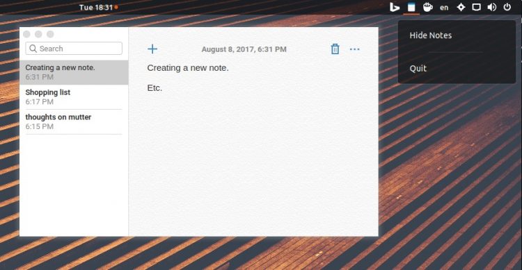 the notes electron app 1.0 release