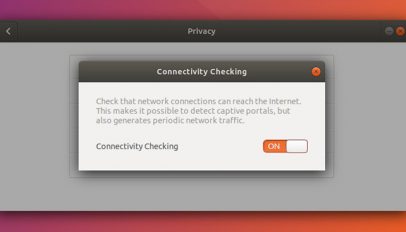 ubuntu captive portal connectivity check setting