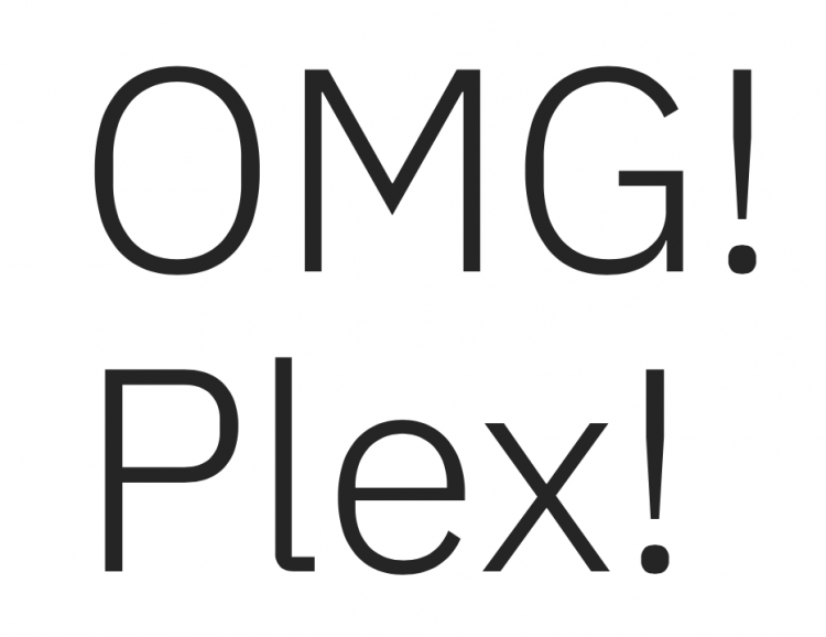the ibm plex font specimen
