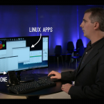 samsung DeX showing galaxy on linux desktop