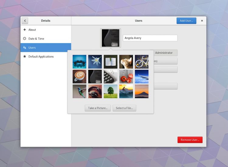 GNOME 3.28 features new avatars
