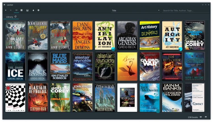 lector ebook app for linux desktops