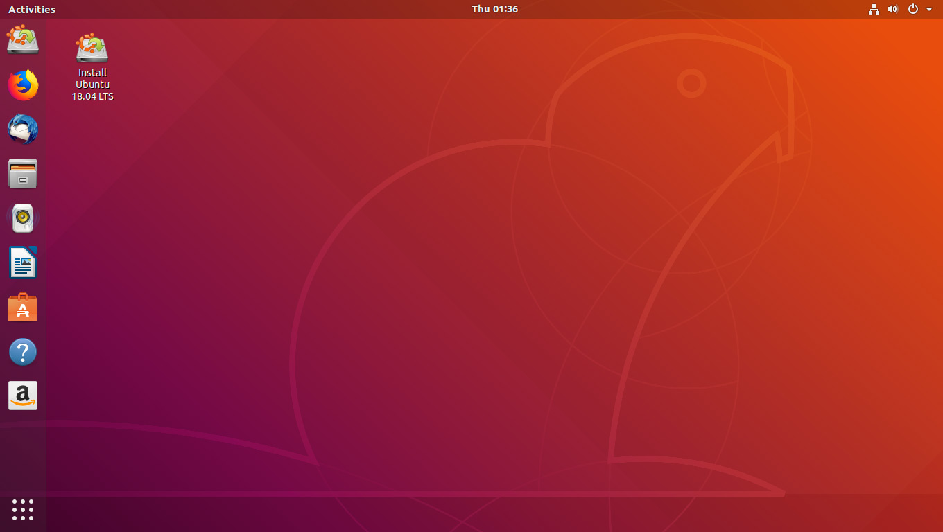 ubuntu 18.04 desktop screenshot
