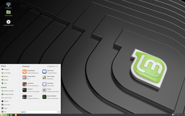 linux mint 19 mate edition screenshot