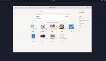 GNOME Builder with the new Adwaita theme